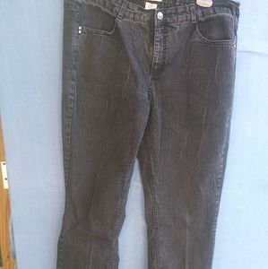 JMS Women's Plus Size 18W Black Straight Leg Jeans